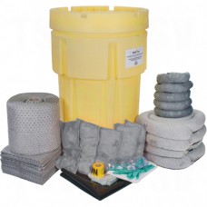 95-Gallon Mobile Spill Kits - Universal Universal Salvage Drum Overpack 95 US gal. Mobile      