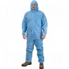 Premium Polypropylene Coveralls Polypropylene 2X-Large Blue       Disposable Protective Clothing