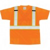 CSA Compliant T-Shirts Orange Silver Yellow Polyester CSA Z96 Class 2, Level 2 2X-Large High Visibility Clothing