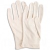 Poly/Cotton Inspection Gloves Men's Cotton Hemmed       Fabric Gloves