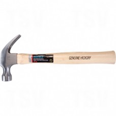 Wood Handle Hammers - Hickory Handle Hammers Head Weight 16 oz. Face  Polished  Wood Hammers Chisels Pry Bars