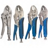 4-Piece Curved Jaw Locking Pliers w/Wire Cutter Set Number of Pieces 4 Pliers - Wire Strippers Etc.