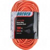 Outdoor Vinyl Extension Cord 100' Long 14/3 (AWG) 13 Amps Orange 300V 1625W 