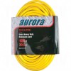 Outdoor Vinyl Extension Cords with Light Indicator - Single Tap 100' Long 43072 (AWG) 15 Amps Yellow 300V 1875W 