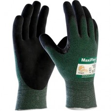 MaxiFlex® Cut™ Level 3/ASTM ANSI Level A2 Seamless Knit Nitrile Coated Gloves X-Large Leather Gloves