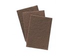 Hand Pad 6" Wide x 9" Long Brown Coarse Extra Cut Aluminum Oxide Klingspor 342852