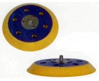 Back Up Pad Velcro Medium 6" Diameter 8 Hole Pattern 5/16-24m Arbour