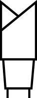 High Angle Alternating Top Bevel