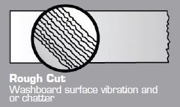 Rough Cut - Washboard surface vibration and/or chatter